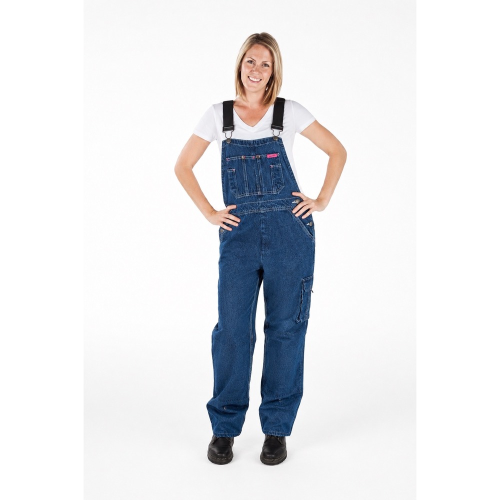 Rosie's Workwear Classic Overalls Blue Denim Straight Leg Carpenter USA Made PS